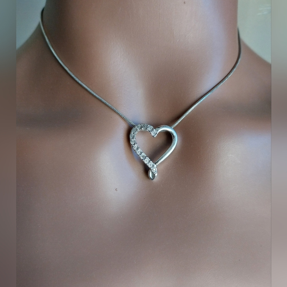 Sterling Silver Heart Necklace